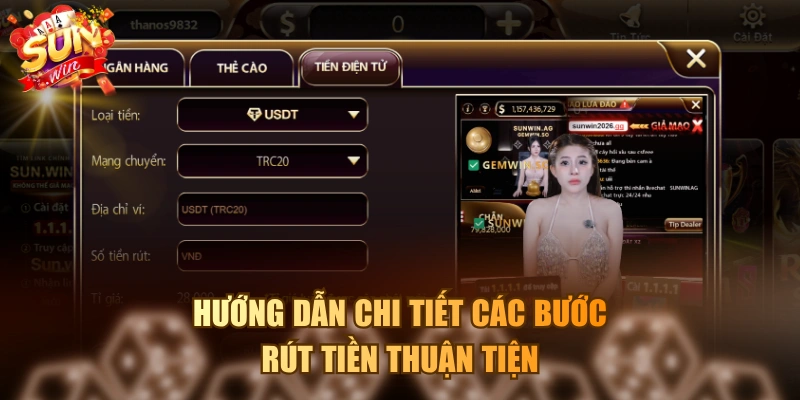 Hướng dẫn chi tiết các bước rút tiền thuận tiện